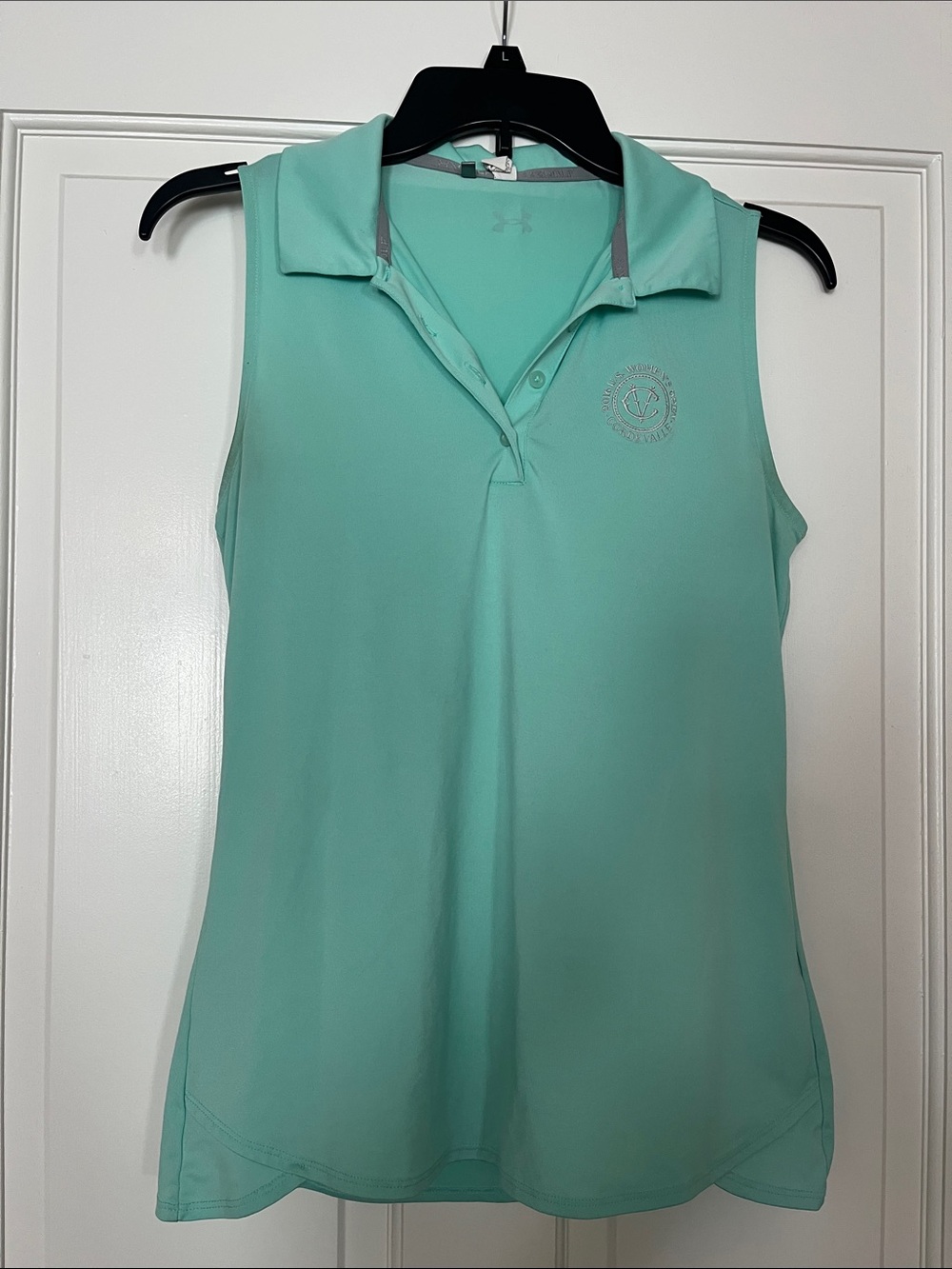Under Armour Sleeveless Polo Tank Top - Mint